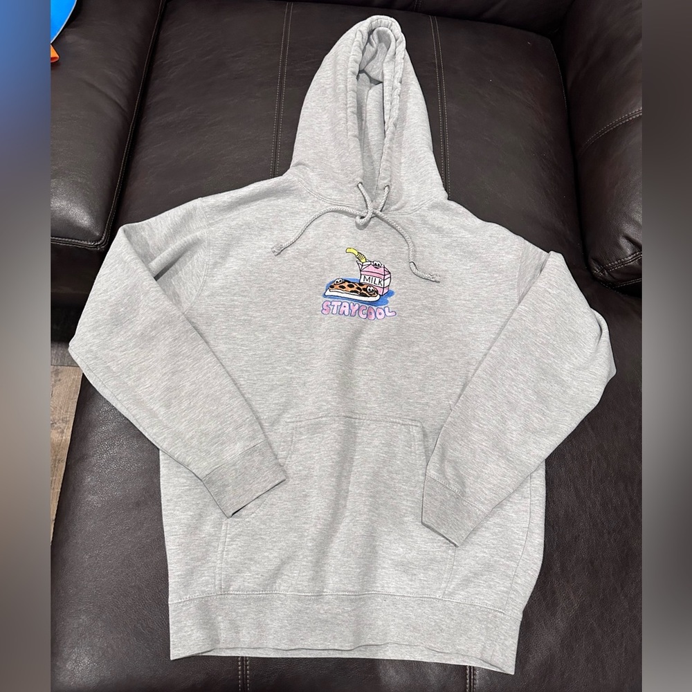 StayCoolNYC “Milk and Cookies” embroidered hoodie